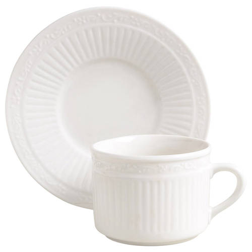 Mezzo Notte Flat Cup & Saucer Set