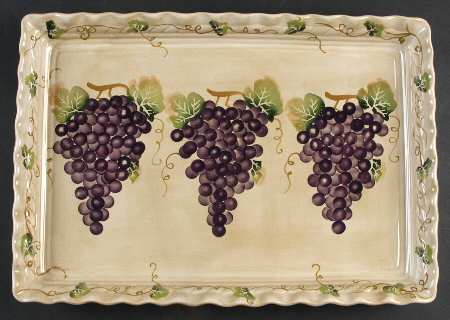 Chianti 16'' Rectangular Tray by Tabletops Unlimited