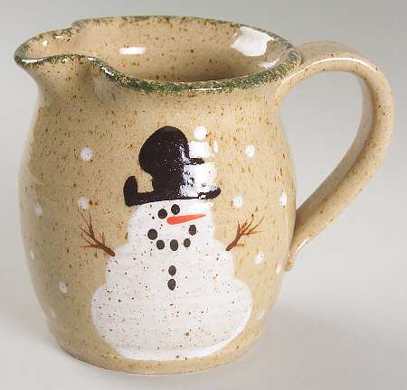Traditional Snowman (Made in Mold) Creamer