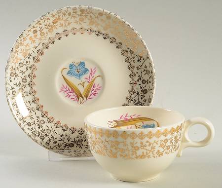 TST650 Flat Cup & Saucer Set