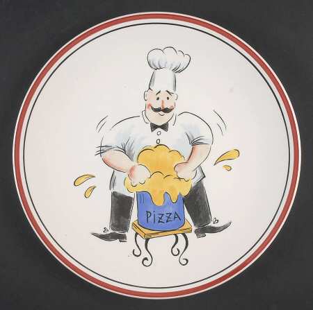 Pizza Luncheon/Salad Plate