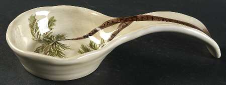 Bahamas Palm Spoon Rest/Holder (Holds 1 Spoon)