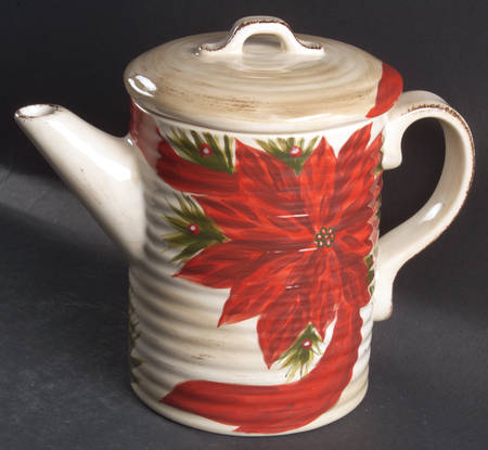 Christmas Carol Teapot & Lid