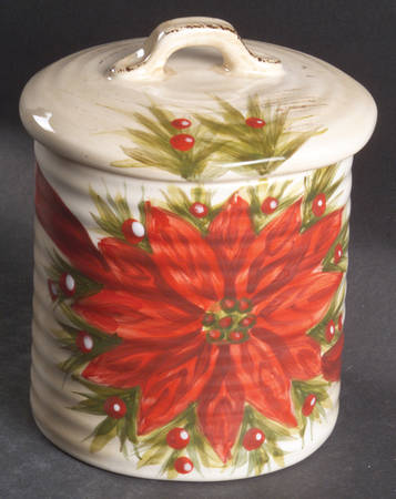 Christmas Carol Sugar Bowl & Lid
