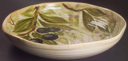 Olive Grove 13" Pasta Serving Bowl