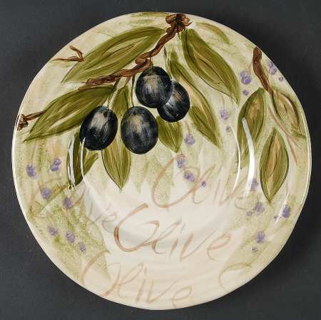 Olive Grove Salad Plate