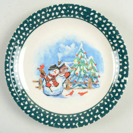 Snowy Lane Salad Plate