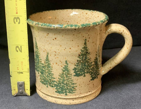 Winter Pines Brown (Hand Thrown) Miniature Mug