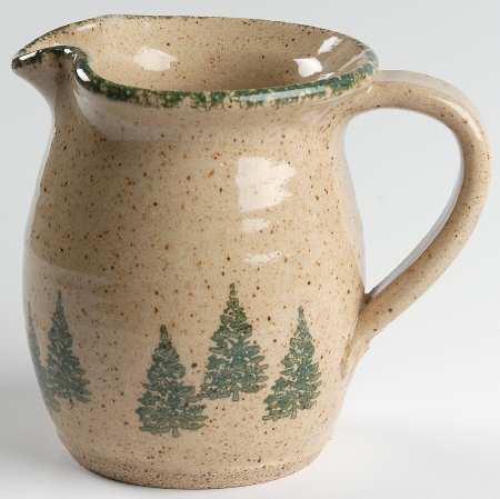 Winter Pines Brown (Hand Thrown) Creamer