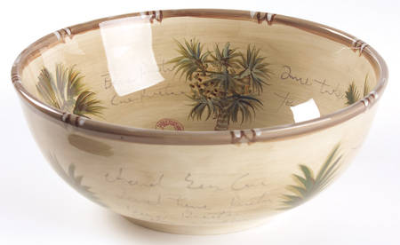 Bora Bora 11" Large Salad Serving Bowl