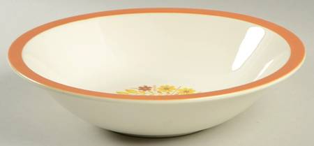 Persimmon 9" Round Vegetable Bowl by Taylorton Potteries