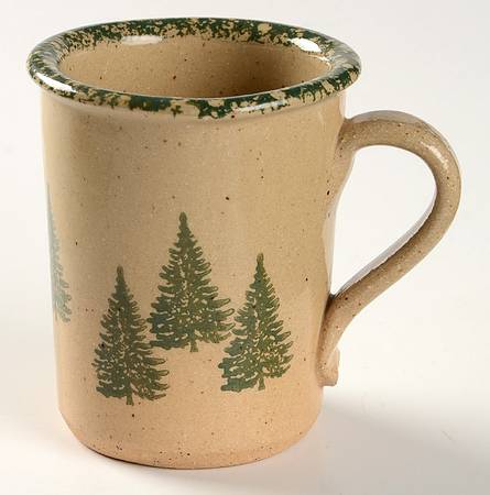 Winter Pines Brown (Made in Mold) Mug