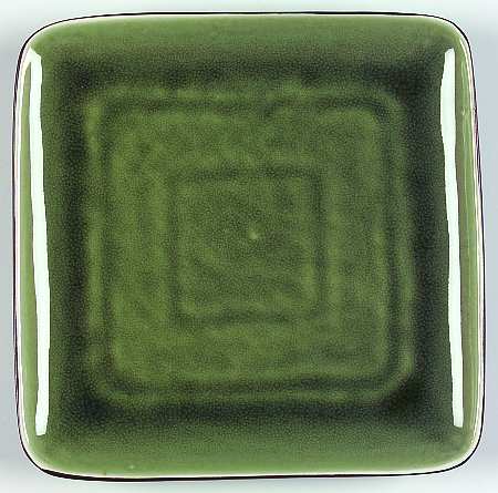 Lemon Grass Square Salad Plate