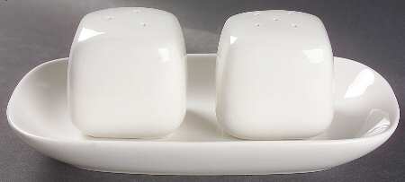 Quadro (3 Pc) Salt & Pepper Tray Set