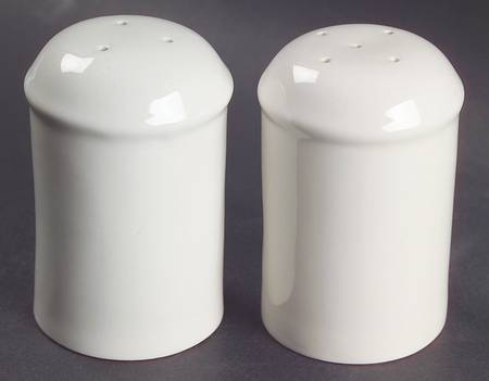 Branco White Salt & Pepper Set