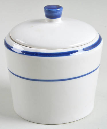 Branco Blue Sugar Bowl & Lid