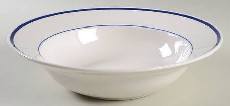 Branco Blue 10" Round Vegetable Bowl