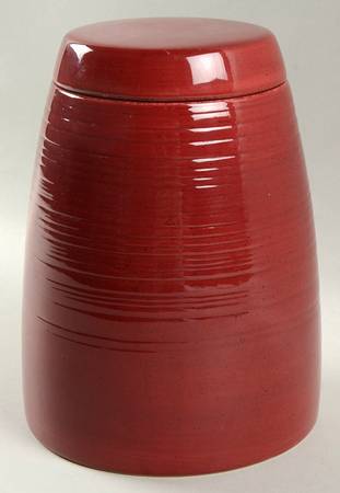 Portofino Terra Cotta Large Canister & Lid