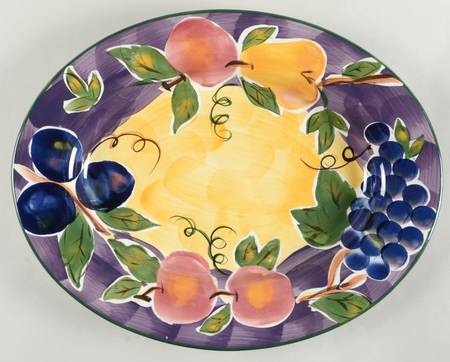 Scandicci 18" Oval Serving Platter