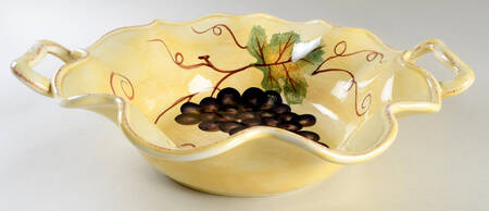 Vino Round Handled Bowl