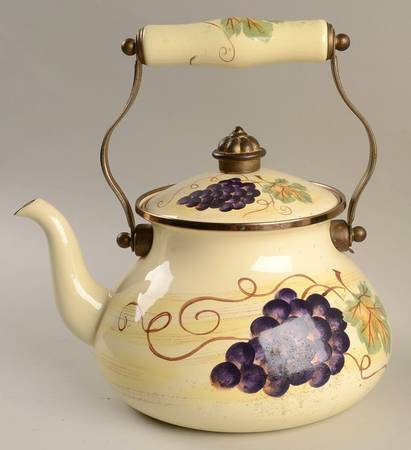 Vino Metal Kettle & Lid