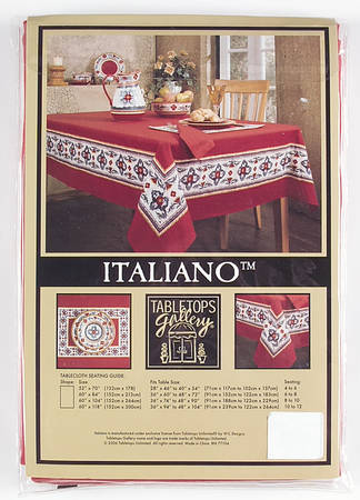 Italiano 60" x 84" Rectangular Tablecloth
