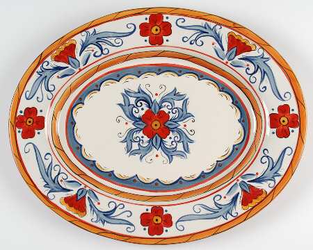Italiano 17" Oval Serving Platter