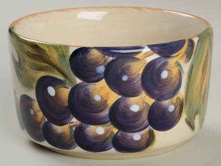 Napa (No Words, Grapes) Dip Bowl (for Dip and Spreader)