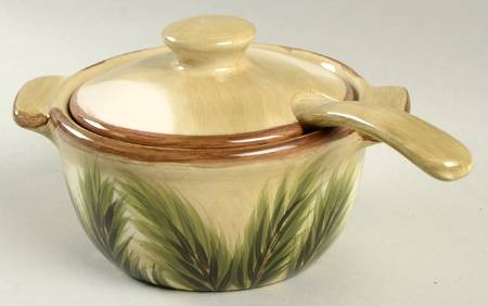 Kona Parmesan Pot & Lid w/Spoon