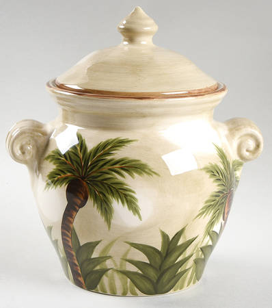 Kona Cookie Jar & Lid