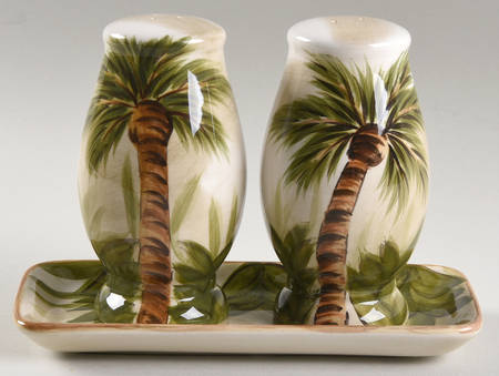 Kona (3 Pc) Salt & Pepper Tray Set