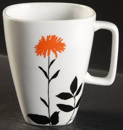 Graphic Floral Mug