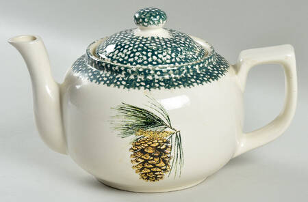 Evergreen Teapot & Lid