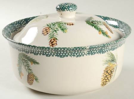 Evergreen Round Covered Vegetable