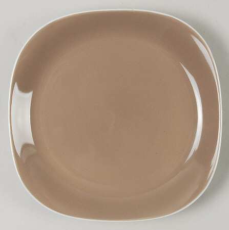 Duo Quadro Mocha Salad Plate