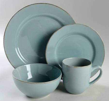 Sonoma Haze (Light Blue) 4 Piece Place Setting