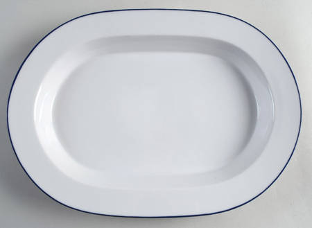 Mesa Royal Blue 14" Oval Serving Platter