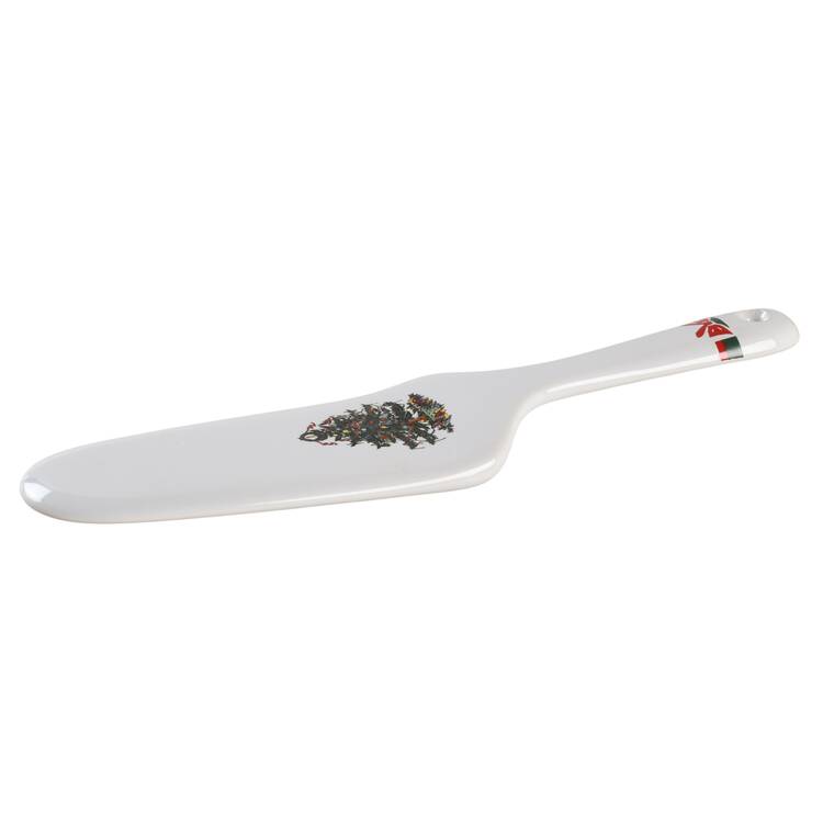 Ribbons & Tree Solid Ceramic Pie/Cake Server