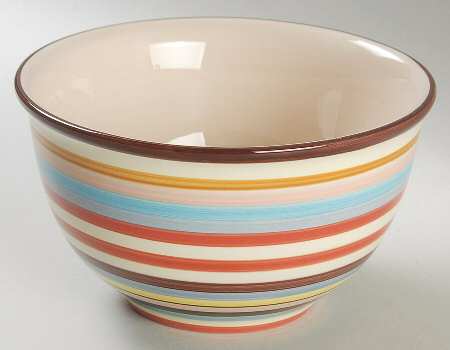 Sedona Stripe Soup/Cereal Bowl