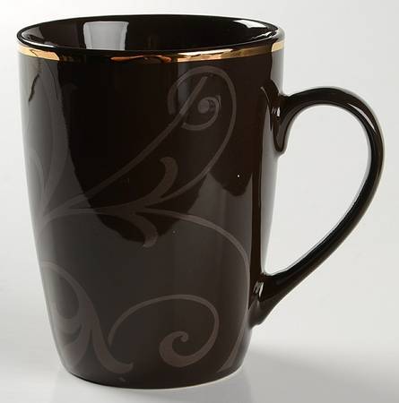 Snowfall Splendor Brown Mug