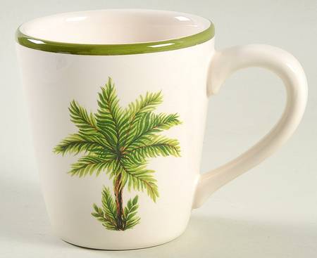 Palm Beach Mug by Tabletops Unlimited