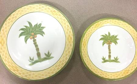 Palm Beach Melamine Salad Plate by Tabletops Unlimited