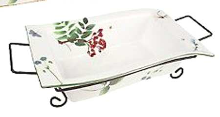 Wild Garden Large Rectangular Baker