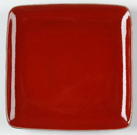 Paprika Square Dinner Plate
