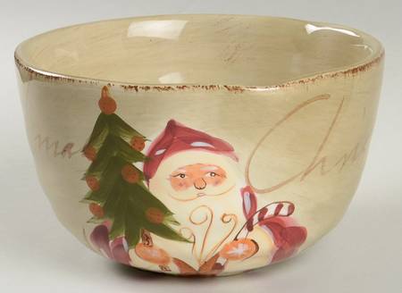 Old World Santa Soup/Cereal Bowl