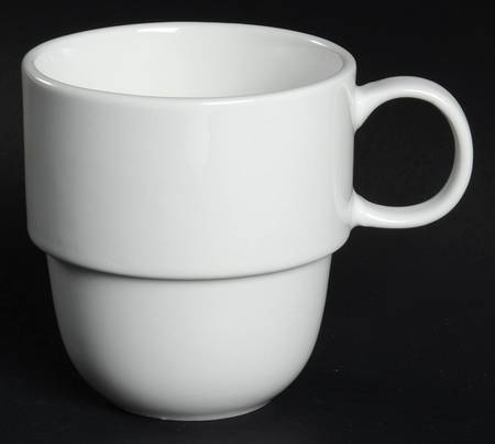 Stax White Mug
