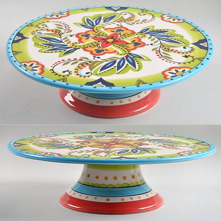 Bocca 12" Diameter Pedestal Cake Stand