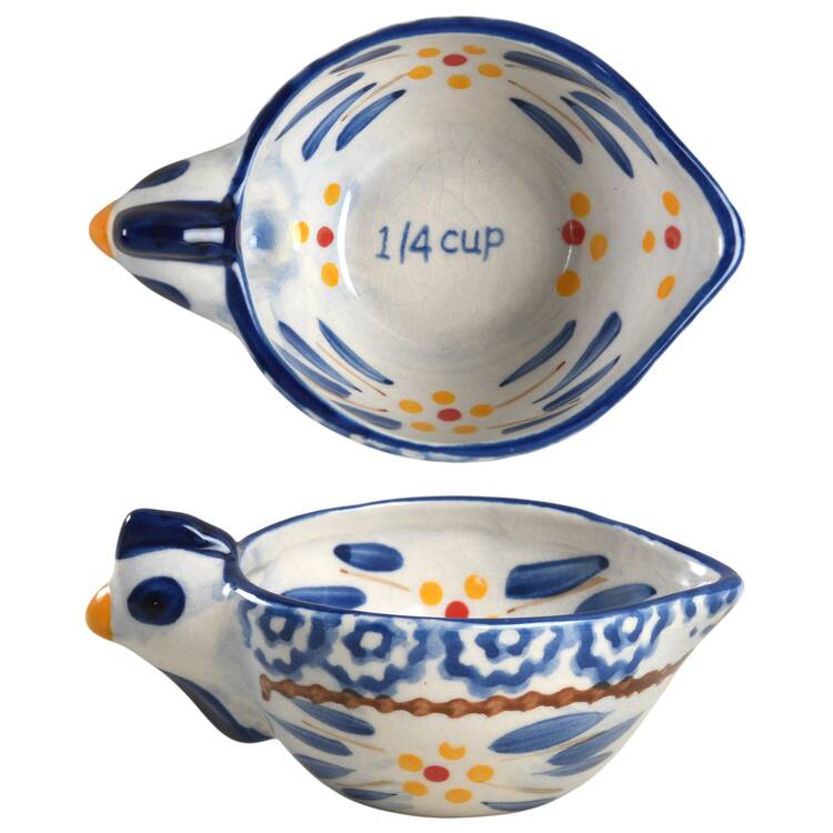 Old World Blue 1/4 Cup Measuring Cup by Temp-Tations
