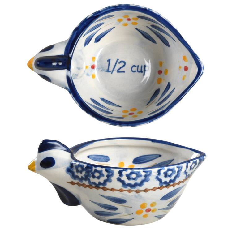 Old World Blue 1/2 Cup Measuring Cup by Temp-Tations