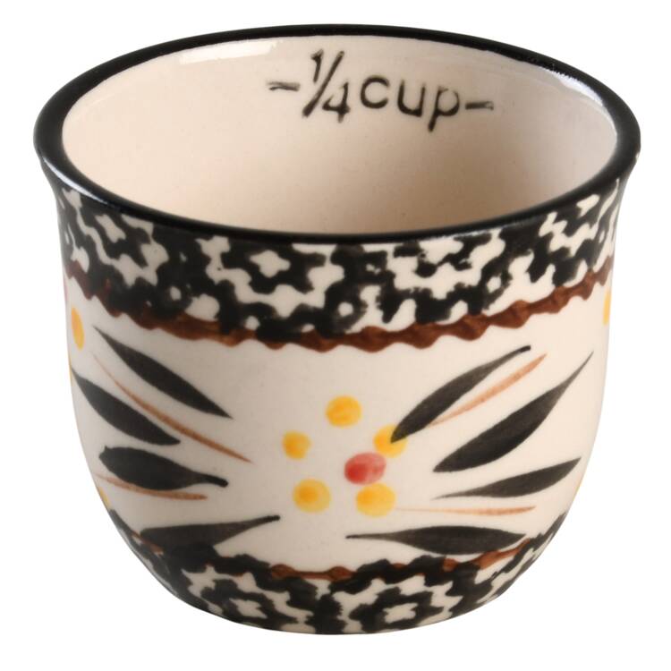 Old World Black 1/4 Cup Measuring Cup by Temp-Tations